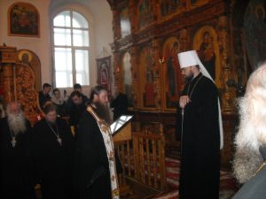 Протоиерей Алексий (Бездушный) поблагодарил Преосвященнейшего митрополита Митрофана