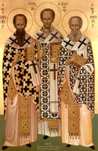 Престольный день в честь трех святителей